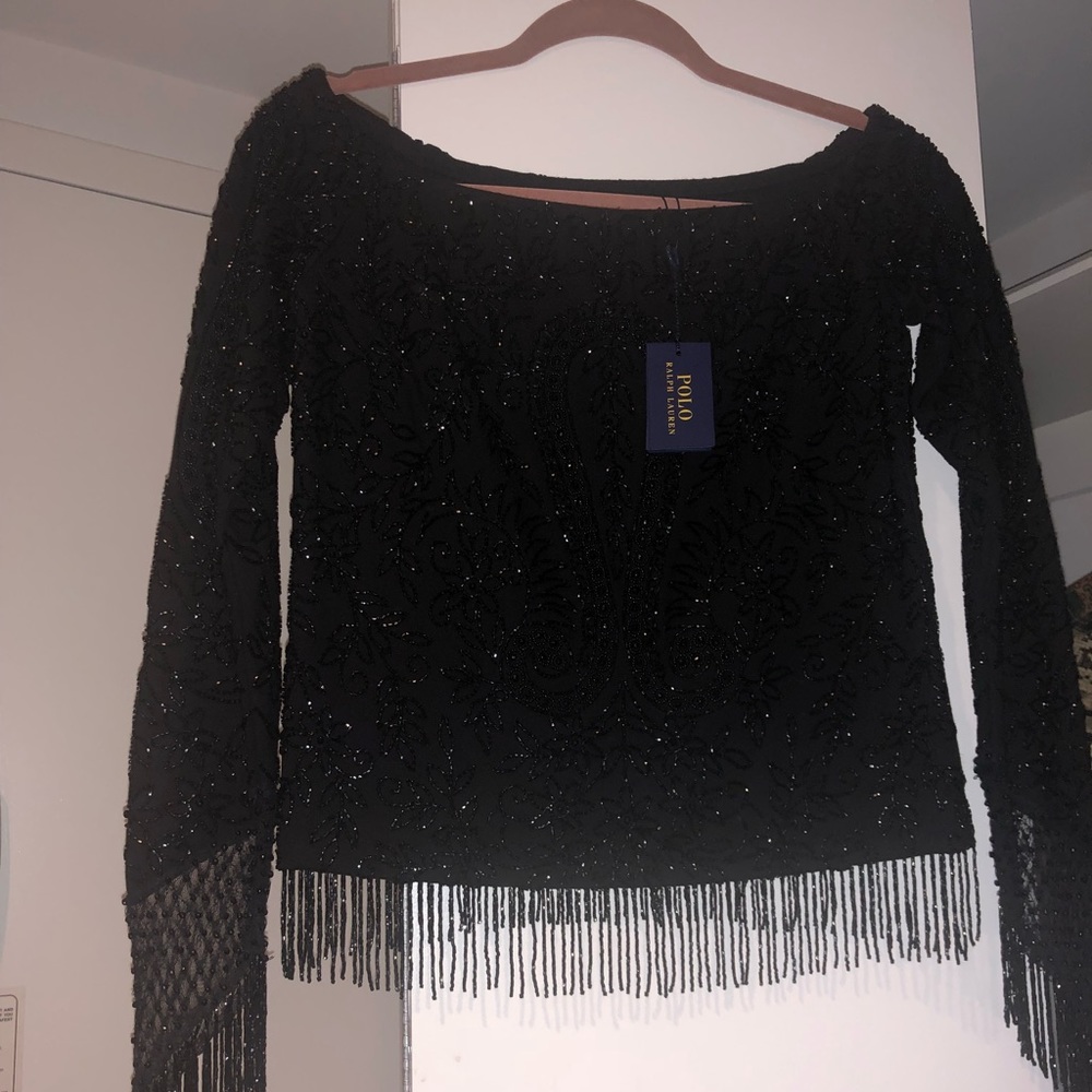 Brand new with tags Ralph Lauren beaded top